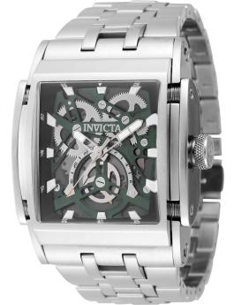 Invicta Speedway 47718 Herren Uhr - Quartz Bewegung - Edelstahl mit Gr&uuml;nem Zifferblatt - 47 mm