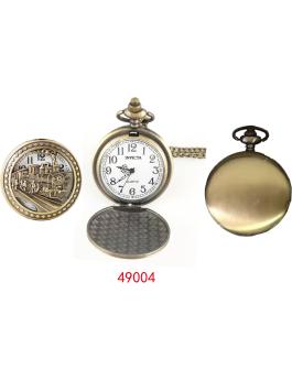 Invicta Vintage 49004 Relógio Masculino - Movimento de Quartzo - Aço Inoxidável com Mostrador Branco - 47 mm