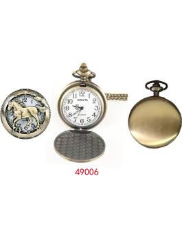 Invicta Vintage 49006 Reloj de Hombre - Movimiento de Cuarzo - Acero Inoxidable con Esfera Blanca - 47 mm