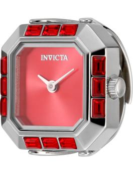 Invicta Mini - Ring 49582 Relógio Feminino - Movimento de Quartzo - Aço Inoxidável com Mostrador Vermelho - 21 mm