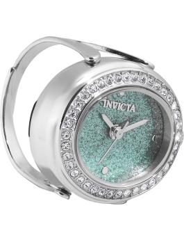 Invicta Mini - Ring 49597 Orologio da Donna - Movimento al Quarzo - Acciaio Inossidabile con Quadrante Verde - 24 mm
