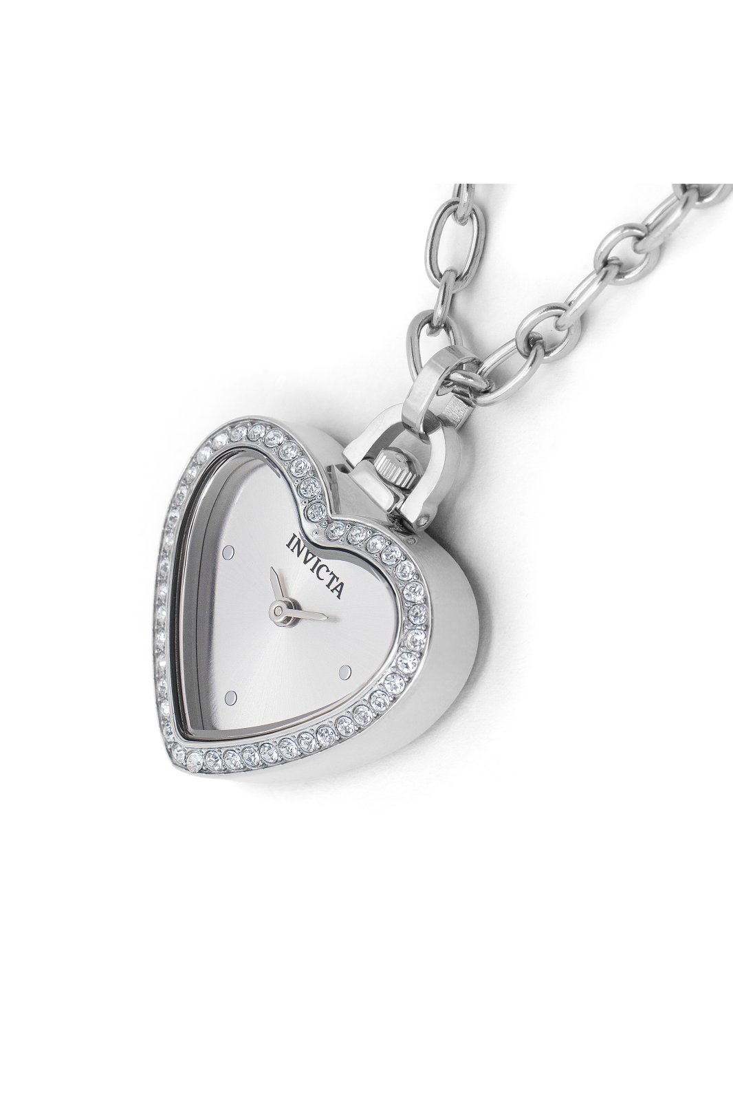 Invicta Mini - Necklace 49937 Damenarmbanduhr - Quartz Movement - Edelstahl mit Silber Zifferblatt - 27 mm