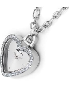 Invicta Mini - Necklace 49937 Damenarmbanduhr - Quartz Movement - Edelstahl mit Silber Zifferblatt - 27 mm