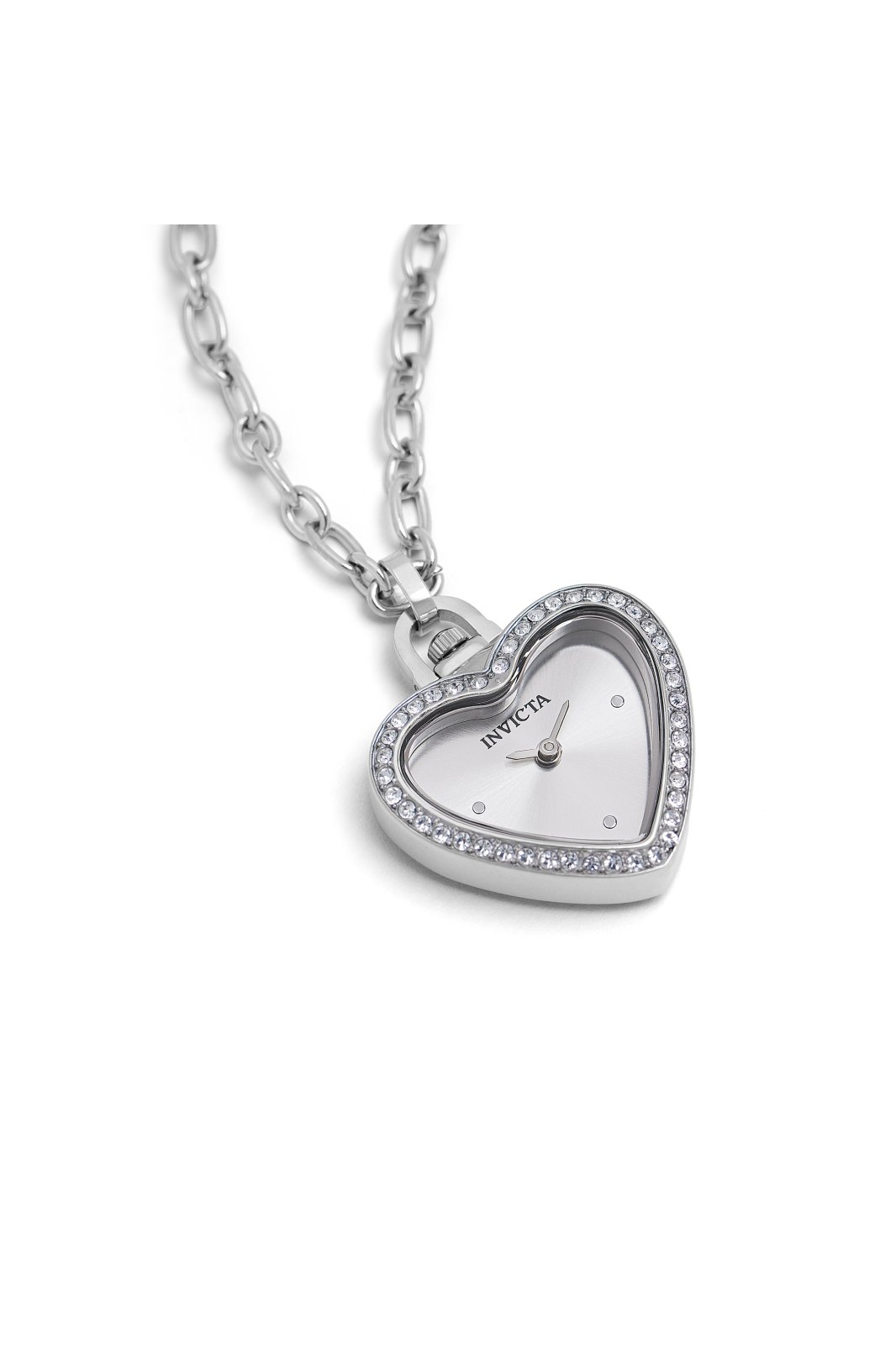 Invicta Mini - Necklace 49937 Damenarmbanduhr - Quartz Movement - Edelstahl mit Silber Zifferblatt - 27 mm