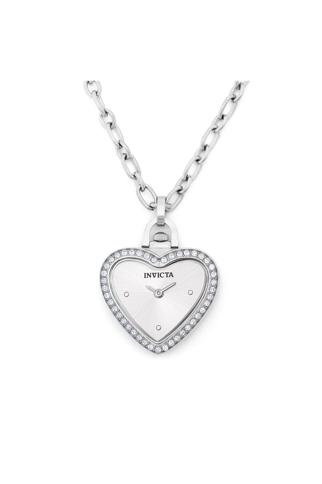 Invicta Mini - Necklace 49937 Damenarmbanduhr - Quartz Movement - Edelstahl mit Silber Zifferblatt - 27 mm