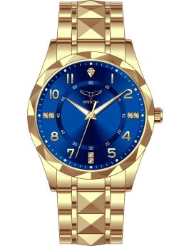 Invicta Specialty 69020 Reloj de Hombre - Movimiento de Cuarzo - Acero Inoxidable con Esfera Azul - 41 mm
