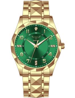 Invicta Specialty 69021 Reloj de Hombre - Quartz Movement - Acero Inoxidable con Esfera Verde - 41 mm