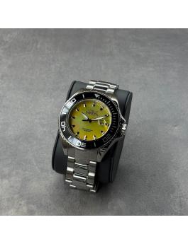 Invicta Pro Diver 49640 Relógio Masculino - Movimento de Quartzo - Aço Inoxidável com Mostrador Amarelo - 48 mm