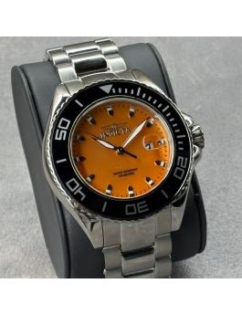 Invicta Pro Diver 49641 Reloj de Hombre - Movimiento de Cuarzo - Acero Inoxidable con Esfera Naranja - 48 mm
