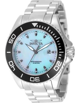 Invicta Pro Diver 49642 Men's Watch - Quartz Movement - Stainless Steel with Blue Dial - 48 mm