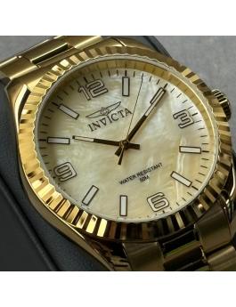 Invicta Specialty 50127 Relógio Masculino - Movimento de Quartzo - Aço Inoxidável com Mostrador de Madre-Pérola - 43 mm