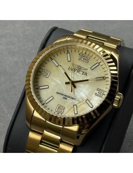 Invicta Specialty 50127 Relógio Masculino - Movimento de Quartzo - Aço Inoxidável com Mostrador de Madre-Pérola - 43 mm