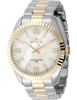 Invicta Specialty 50130 Relógio Masculino - Movimento de Quartzo - Aço Inoxidável com Mostrador de Madre-Pérola - 43 mm