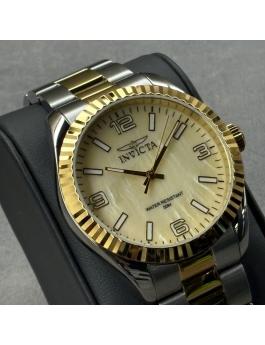 Invicta Specialty 50130 Relógio Masculino - Movimento de Quartzo - Aço Inoxidável com Mostrador de Madre-Pérola - 43 mm