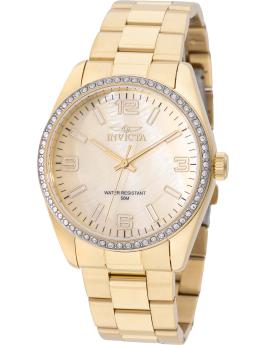 Invicta Specialty 50132 Reloj de Mujer - Movimiento de Cuarzo - Acero Inoxidable con Esfera de Perla - 38 mm
