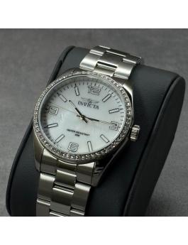 Invicta Specialty 50133 Relógio Feminino - Movimento de Quartzo - Aço Inoxidável com Mostrador de Madre-Pérola - 38 mm