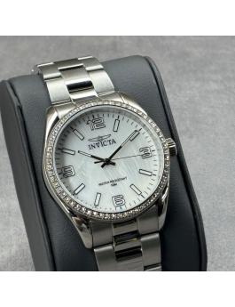 Invicta Specialty 50133 Relógio Feminino - Movimento de Quartzo - Aço Inoxidável com Mostrador de Madre-Pérola - 38 mm