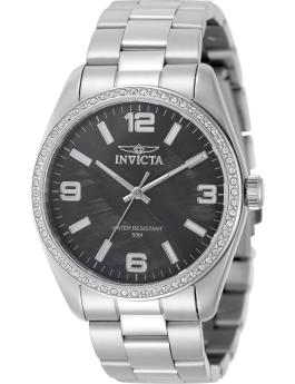 Invicta Specialty 50134 Reloj de Mujer - Movimiento de Cuarzo - Acero Inoxidable con Esfera de Madreperla - 38 mm