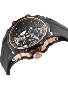 Cinturino Invicta S1 Rally 11126 – Poliuretano Nero Arancione 26mm – Autentico Senza Etichette - 4