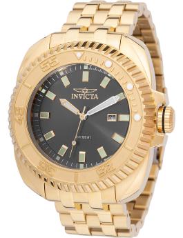 Invicta Coalition Forces 49782 Relógio Masculino - Movimento de Quartzo - Aço Inoxidável com Mostrador Preto - 50 mm