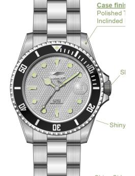 Invicta Pro Diver 50282 Men's Watch - Automatic Movement - Stainless Steel with Silver Dial - 43 mm