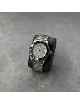 Invicta Pro Diver 50282 Montre Homme - Mouvement Automatique - Acier Inoxydable avec Cadran Argenté - 43 mm