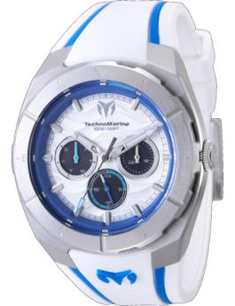 TechnoMarine Cruise - Legend TM-125016 Men's Watch - Quartz Movement - Stainless Steel with Silver Dial - 43 mm