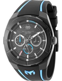 TechnoMarine Cruise - Legend TM-125021 Orologio da Uomo - Movimento al Quarzo - Acciaio Inossidabile con Quadrante Nero - 43 mm