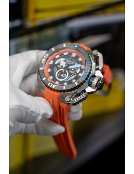 Invicta Sea Hunter 49626 Relógio Masculino - Movimento Quartz - Aço Inoxidável com Mostrador Cinza - 57 mm