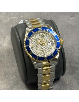 Invicta Pro Diver 50279 Reloj de Hombre - Movimiento Mecánico - Acero Inoxidable con Esfera Plateada - 40 mm