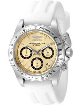 Invicta Speedway 50487 Men's Watch - Quartz Movement - Stainless Steel with Gold Dial - 40 mm