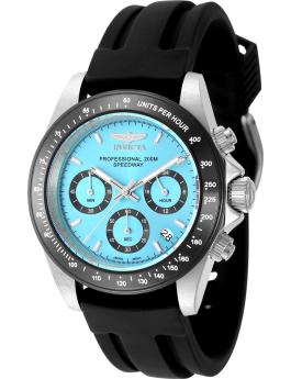 Invicta Speedway 50490 Men's Watch - Quartz Movement - Stainless Steel with Blue Dial - 40 mm