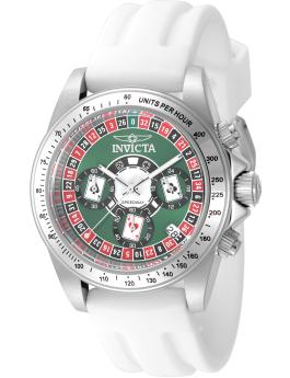 Invicta Speedway 50493 Men's Watch - Quartz Movement - Stainless Steel with Green Dial - 40 mm