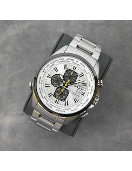 Invicta Aviator 50501 Relógio Masculino - Movimento de Quartzo - Aço Inoxidável com Mostrador Prateado - 50 mm