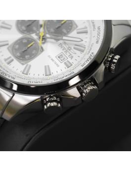 Invicta Aviator 50501 Relógio Masculino - Movimento de Quartzo - Aço Inoxidável com Mostrador Prateado - 50 mm
