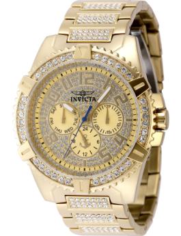 Invicta OCEAN VOYAGE 48922 Ceas pentru Bărbați - Mecanism Quartz - Oțel Inoxidabil cu Cadran Auriu - 45 mm