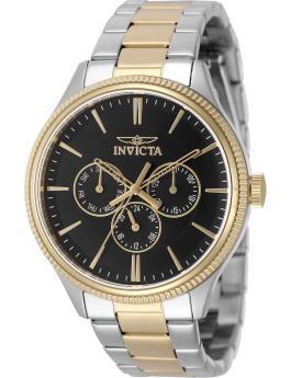 Invicta Specialty 49958 unisex hodinky - Quartz Hnutí - Nerezová Ocel s Černým Ciferníkem - 42 mm