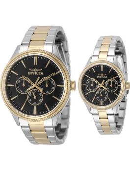 Invicta Specialty 49958 unisex hodinky - Quartz Hnutí - Nerezová Ocel s Černým Ciferníkem - 42 mm