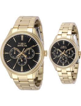 Invicta Specialty 49959 Orologio Unisex - Movimento al Quarzo - Acciaio Inossidabile con Quadrante Nero - 42 mm
