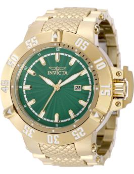 Invicta Subaqua- Noma III 50050 Relógio Masculino - Movimento de Quartzo - Aço Inoxidável com Mostrador Verde - 50 mm