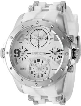 Invicta Coalition Forces 50217 Reloj de Hombre - Movimiento de Cuarzo - Acero Inoxidable con Esfera Plateada - 50 mm
