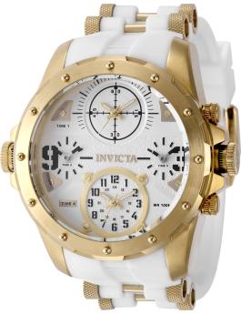 Invicta Coalition Forces 50218 Herren Uhr - Quartz Bewegung - Edelstahl mit silbernem Zifferblatt - 50 mm