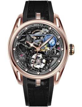 Invicta Celestial 69530 Orologio da uomo - Movimento automatico - Acciaio inossidabile con quadrante oro rosa - 45 mm