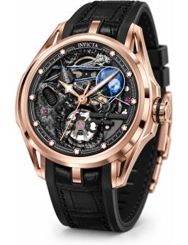 Invicta Celestial 69530 Orologio da uomo - Movimento automatico - Acciaio inossidabile con quadrante oro rosa - 45 mm