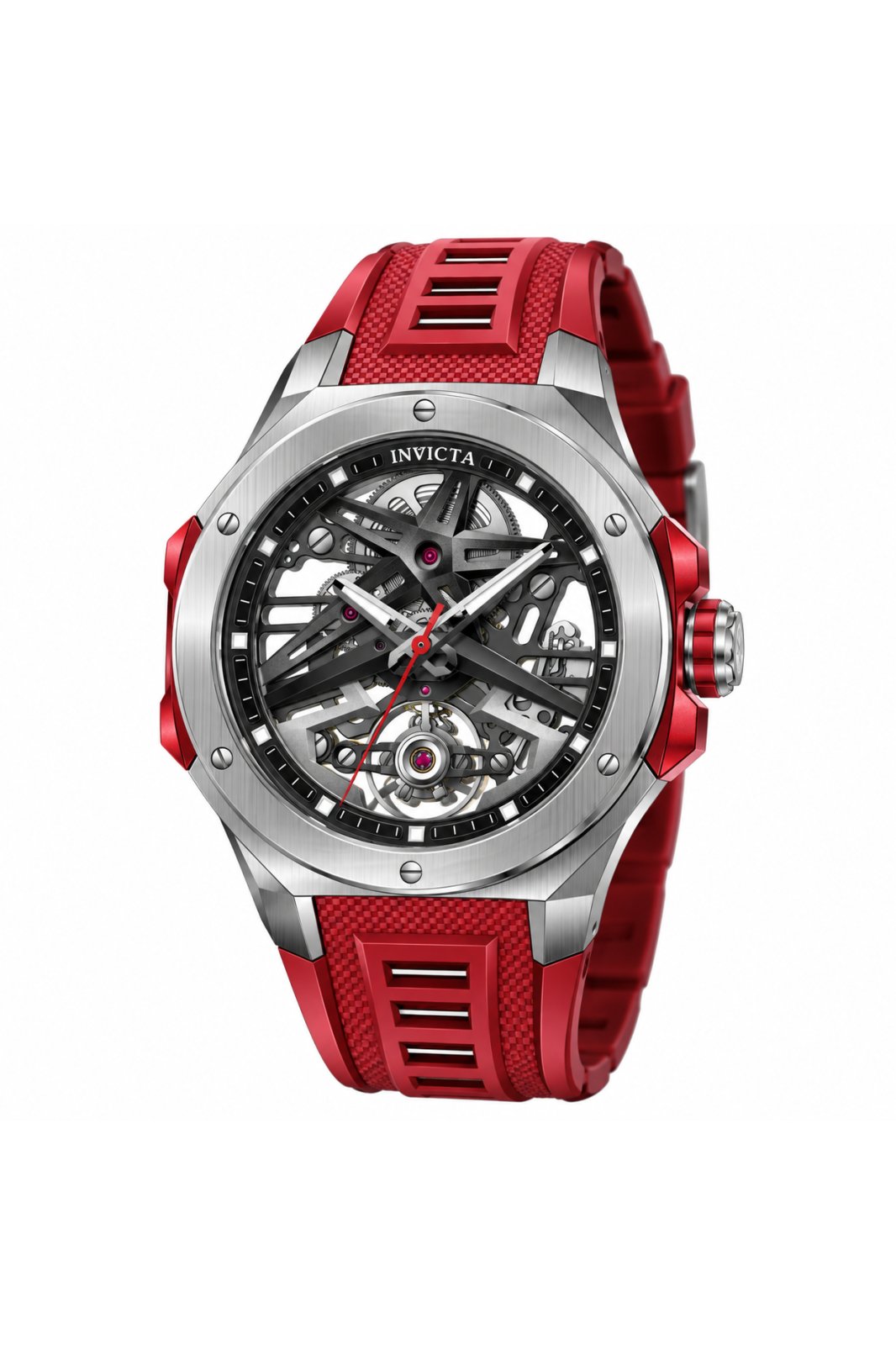 Invicta Celestial 69540 Miesten Kello - Automaattikoneisto - Ruostumaton Teräs Hopealla Taululla - 43 mm