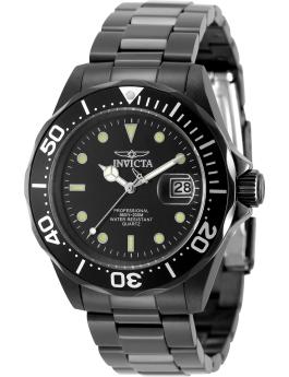 Invicta Pro Diver 49913 Montre Homme - Mouvement &agrave; Quartz - Acier Inoxydable avec Cadran Noir - 40 mm