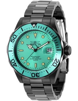 Invicta Pro Diver 49914 Reloj de Hombre - Movimiento de Cuarzo - Acero Inoxidable con Esfera Azul - 40 mm
