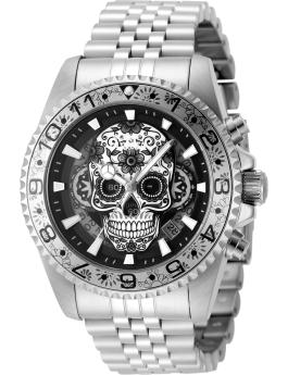 Invicta Pro Diver 48950 Reloj de Hombre - Movimiento de Cuarzo - Acero Inoxidable con Esfera Negra - 43 mm