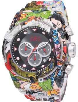 Invicta Bolt 49140 Relógio Masculino - Movimento Quartz - Aço Inoxidável com Mostrador Preto - 53 mm