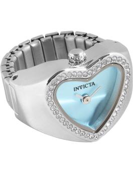 Invicta Mini Ring 49573 Orologio da Donna - Movimento al Quarzo - Acciaio Inossidabile con Quadrante Blu - 18.5 mm